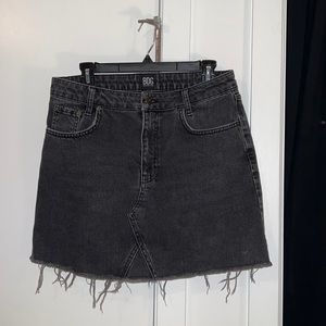 Urban Outfitters BDG Black Denim Mini Skirt — Size L